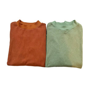 Brown/Green Fleece Sweatshirt Bundle Lot of 2 Womens Size S